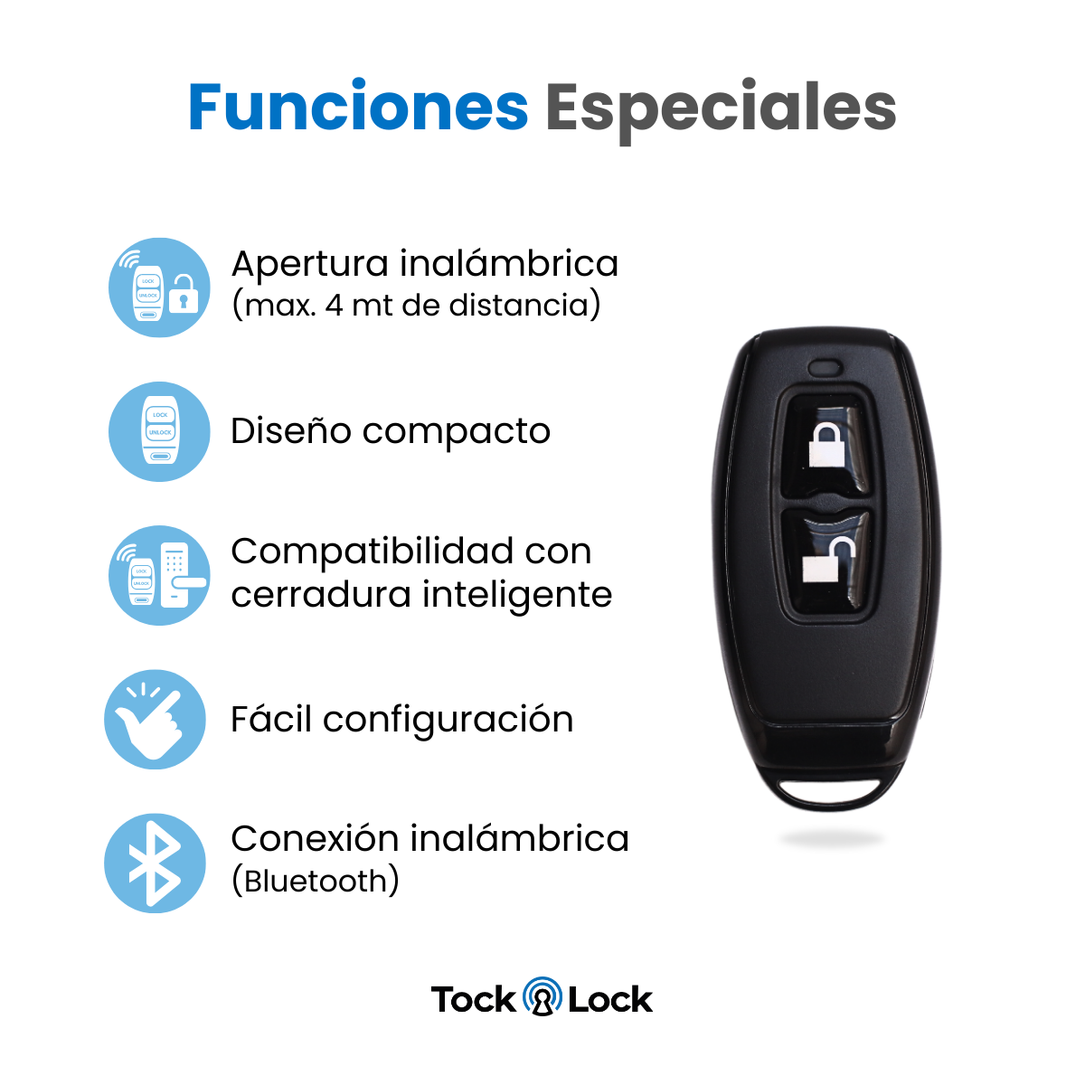 Control inalámbrico para cerraduras TL