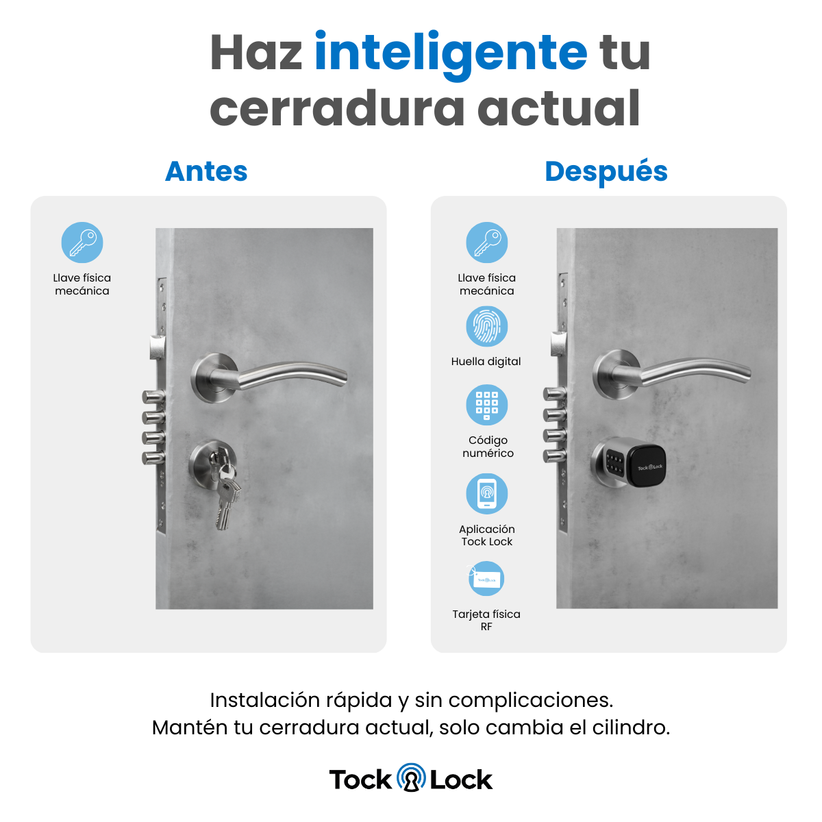 Cerradura Inteligente TOCK-C-TL