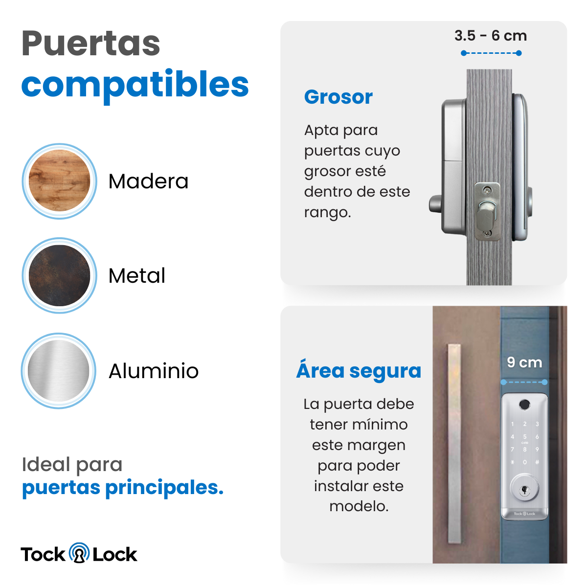 Cerradura Inteligente TOCK250X-TS
