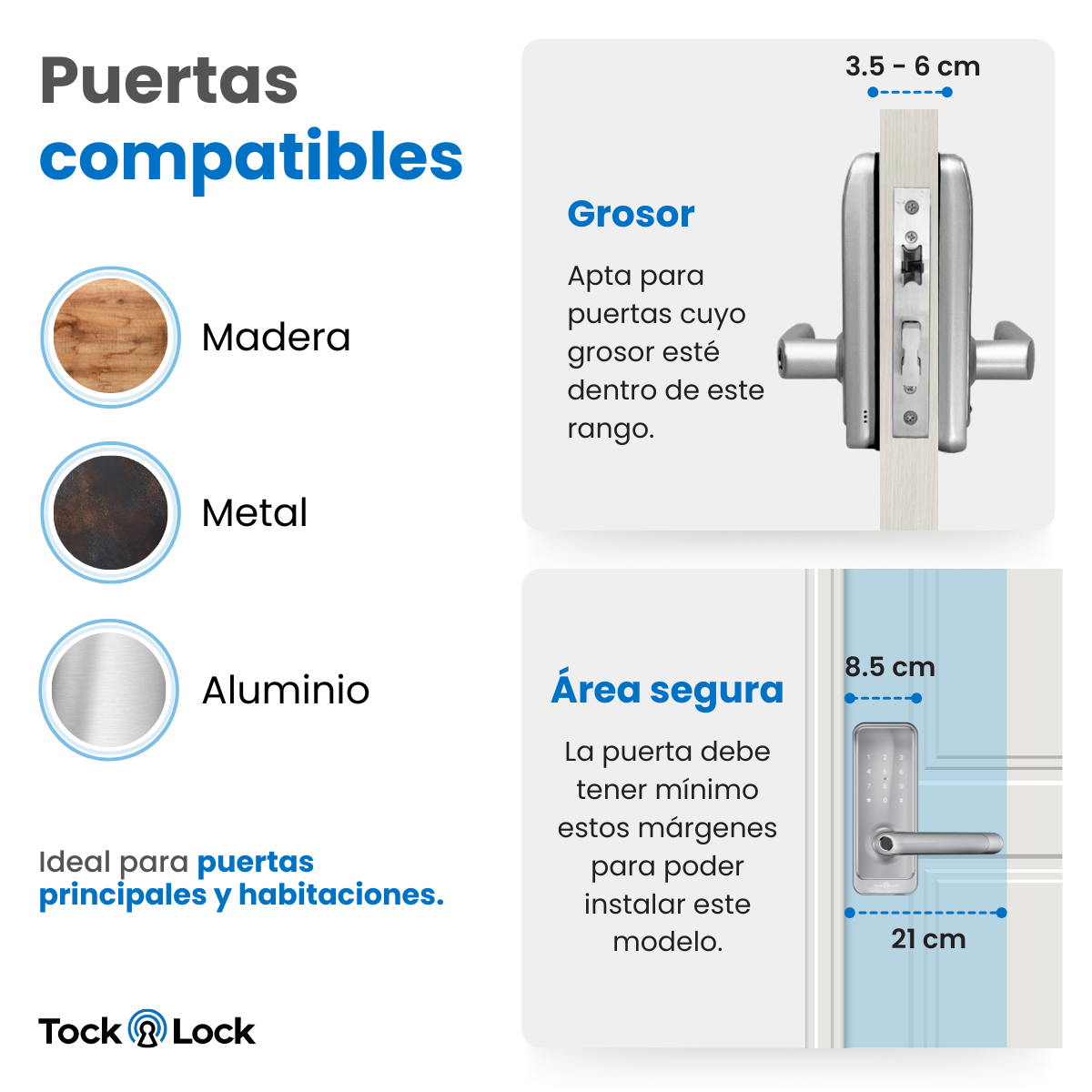 Cerradura Inteligente TOCK100-TS