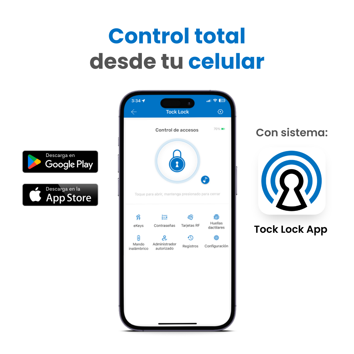 Control de Accesos Para Cerraduras Electromecanica o Magnetica