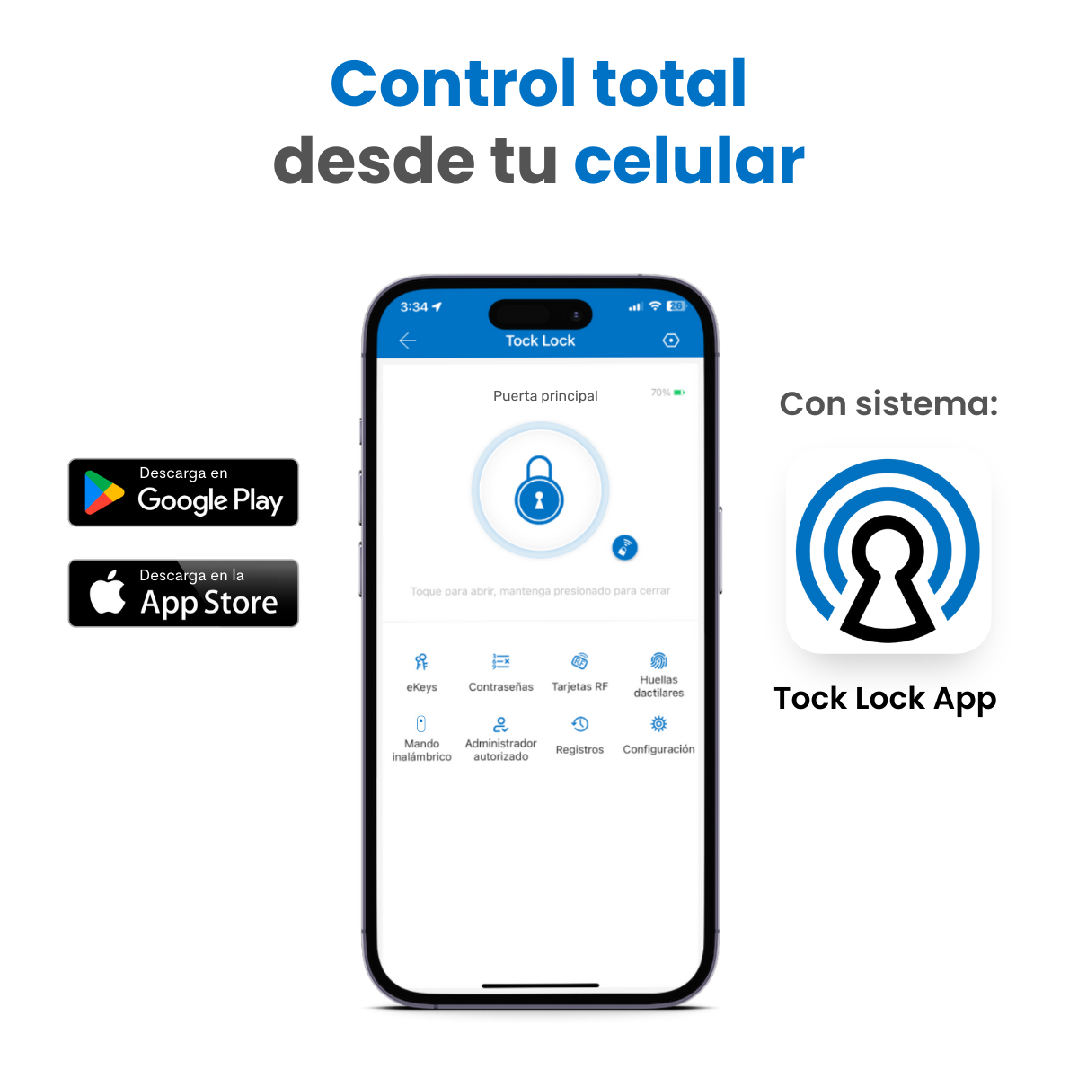 Cerradura Inteligente XS F-TL
