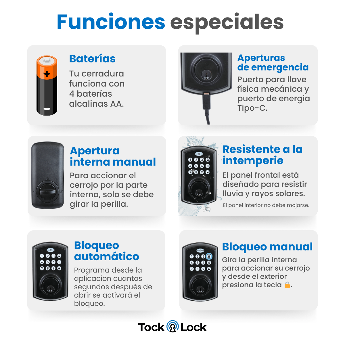 Cerradura Inteligente TOCK LITE-TL