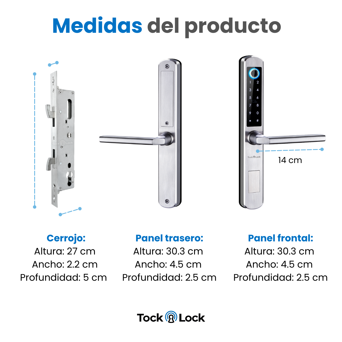 Cerradura Inteligente Puerta Corrediza TLX07-TL