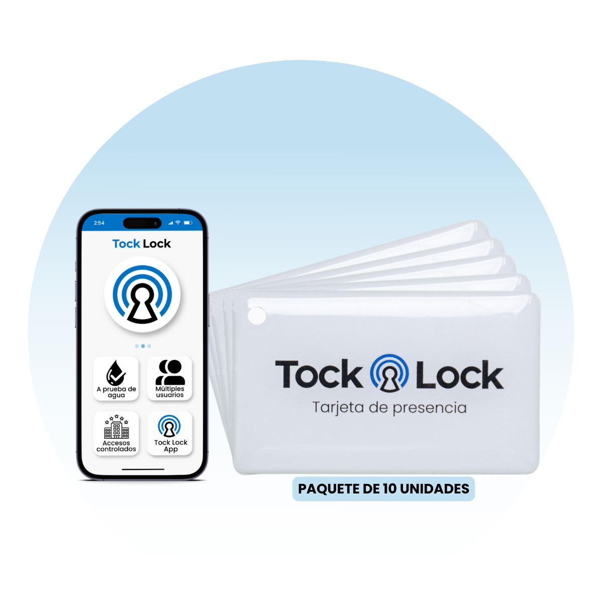 Tarjetas Llavero de Proximidad RFID - (10 U.)