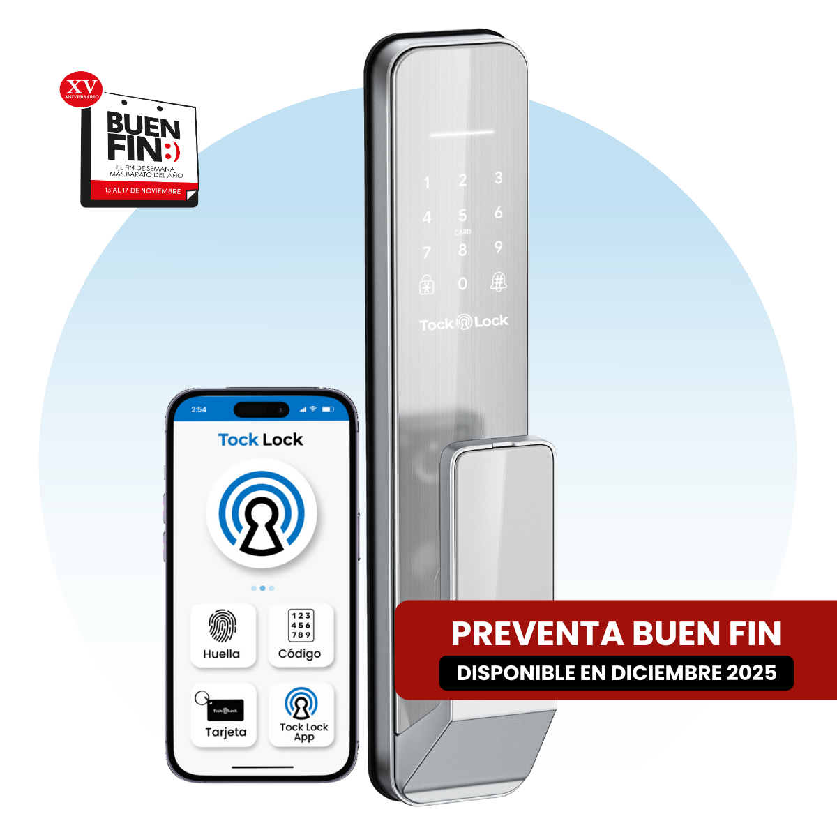 PREVENTA DICIEMBRE 2025 | Cerradura Inteligente XS-TL