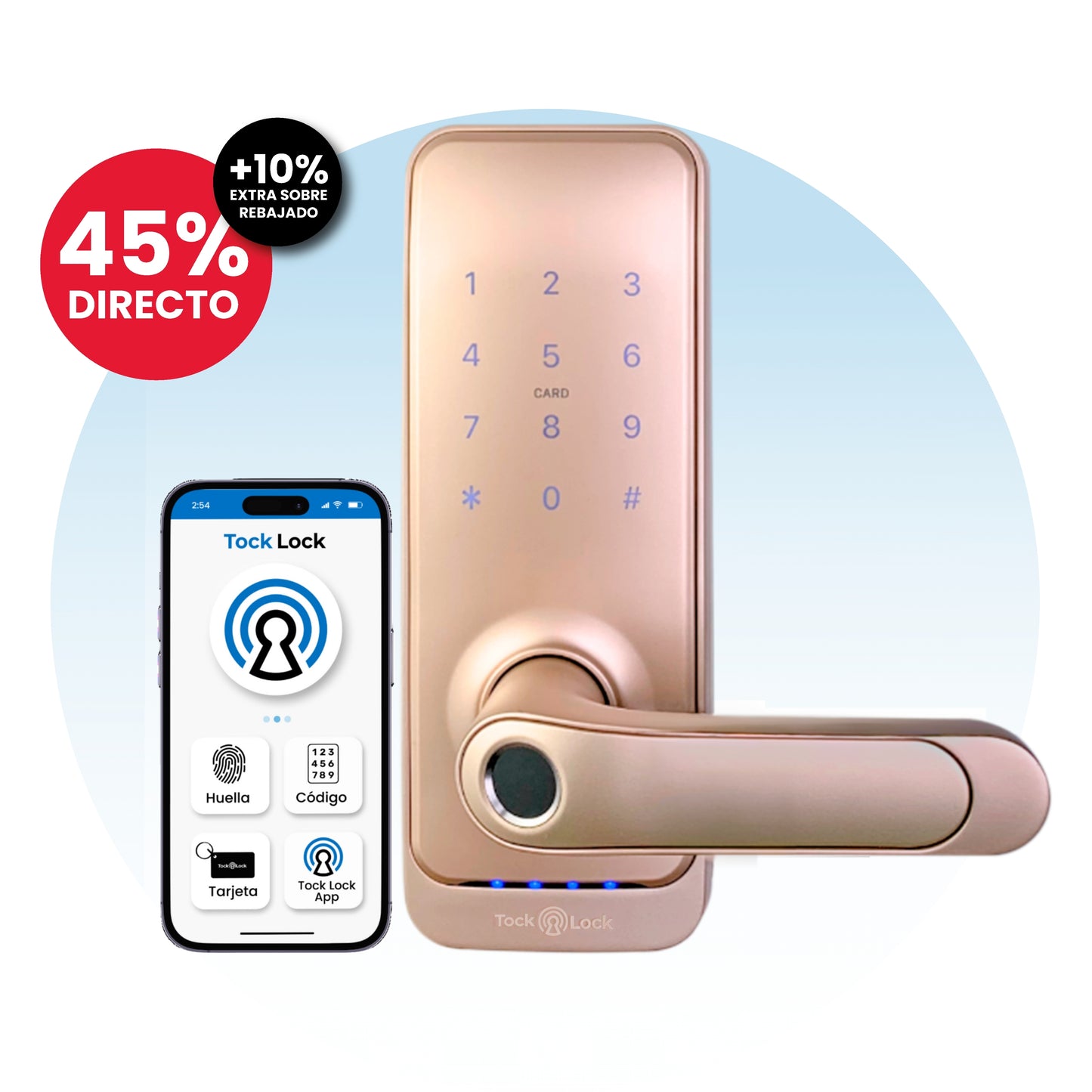 Cerradura Inteligente TOCK100-TL