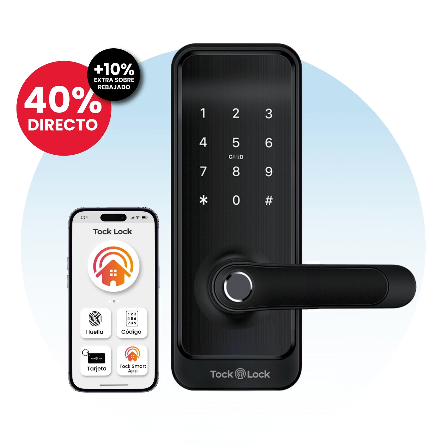 Cerradura Inteligente TOCK100-TS