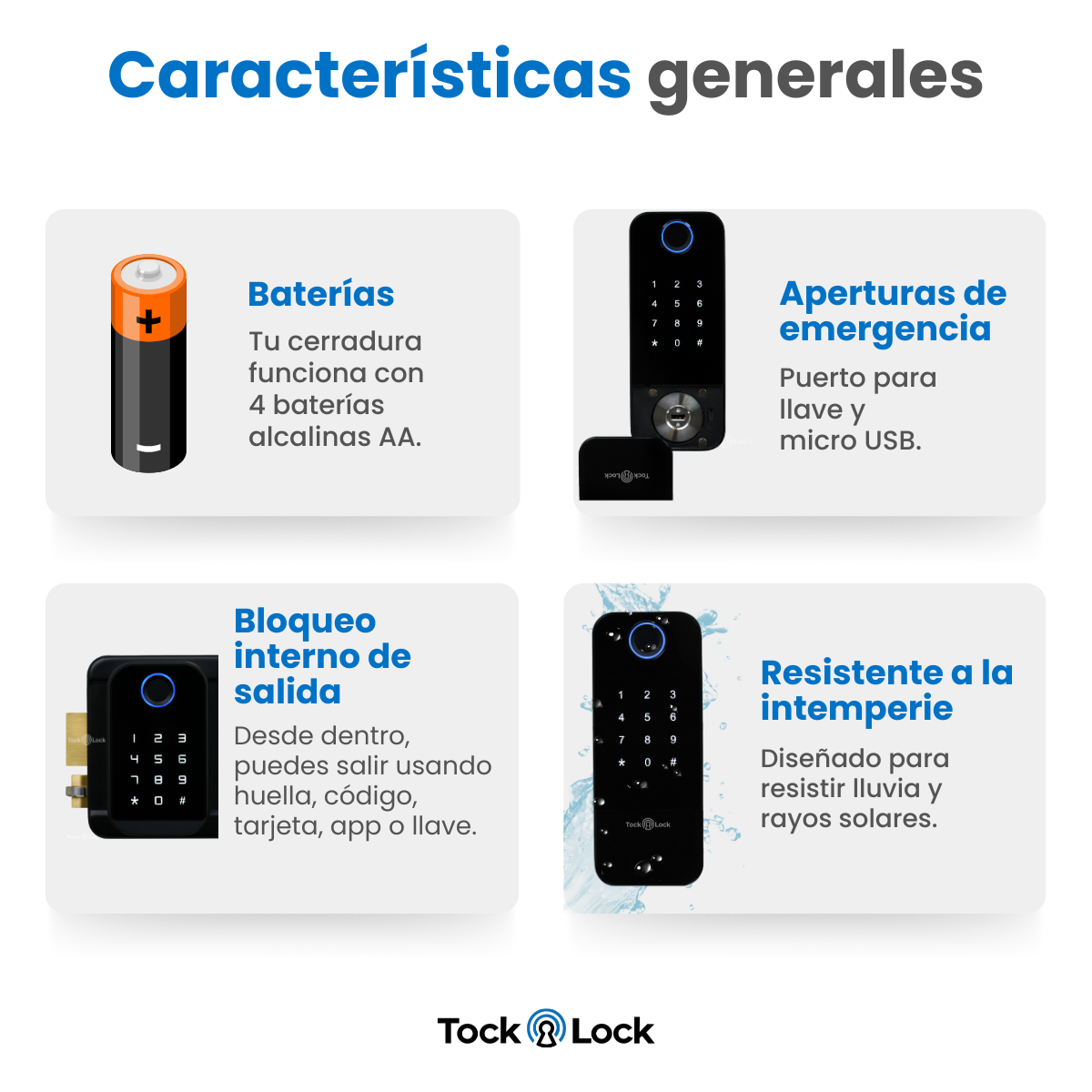 Cerradura Inteligente TOCK XT TWIN-TL