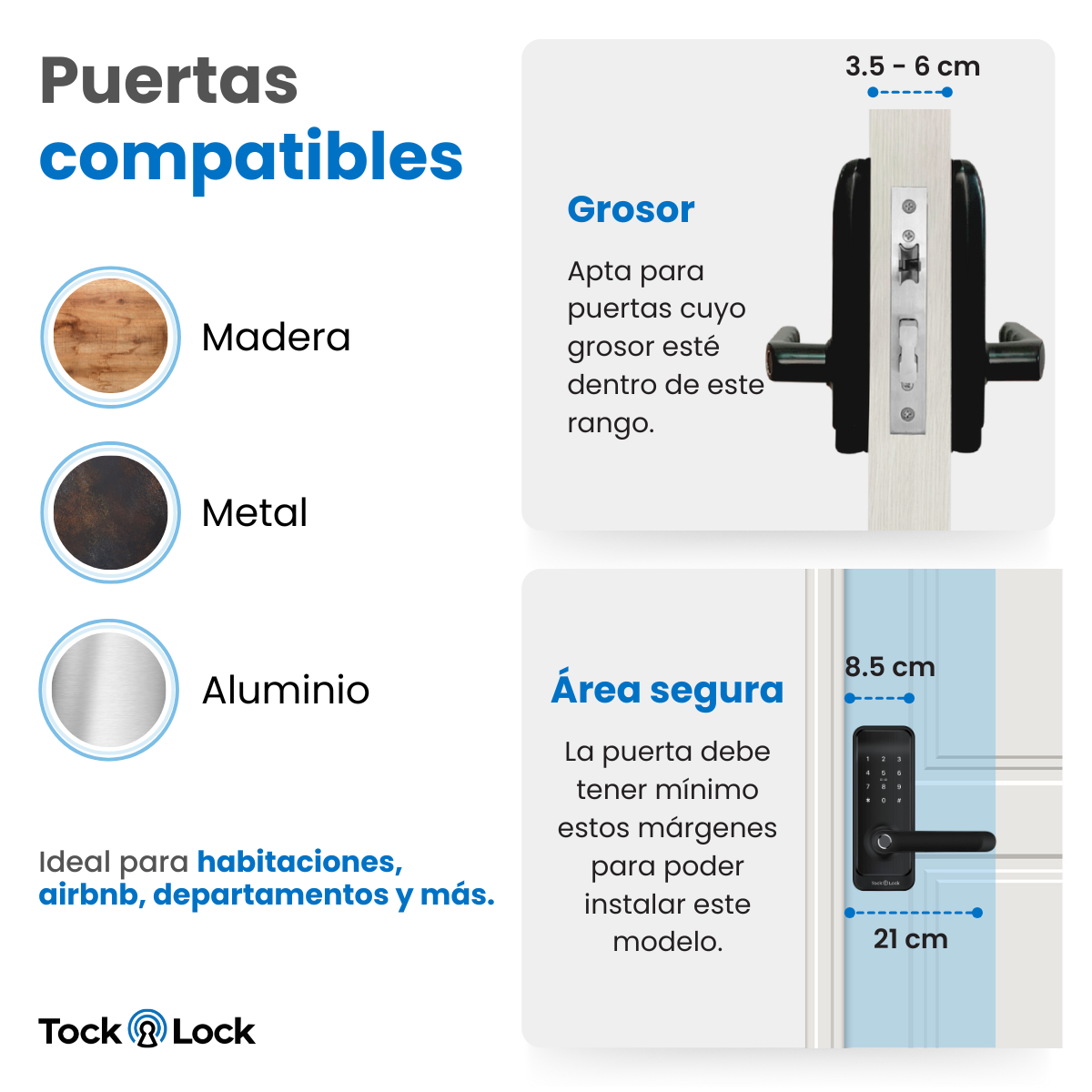 Cerradura Inteligente TOCK100-TL
