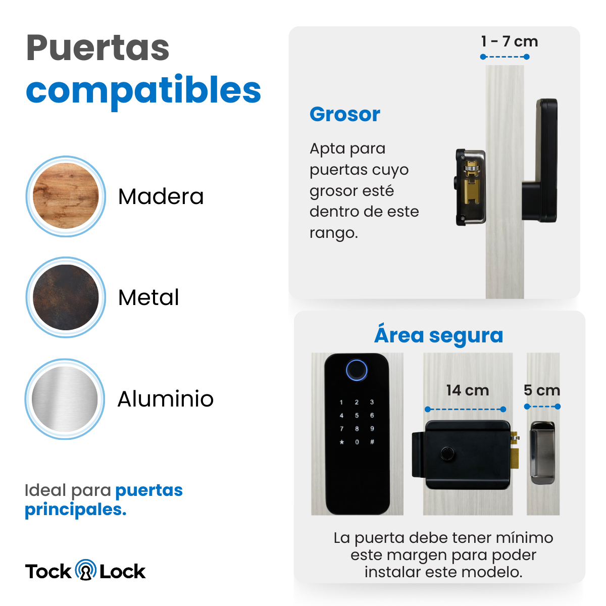 Cerradura Inteligente TOCK XT-TL