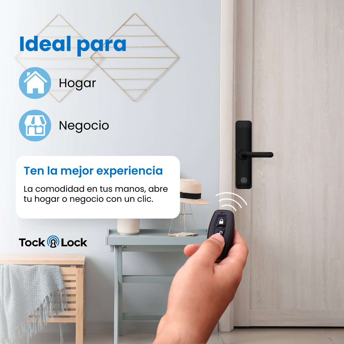 Mando Inalámbrico BT para Cerradura Tock Lock APP