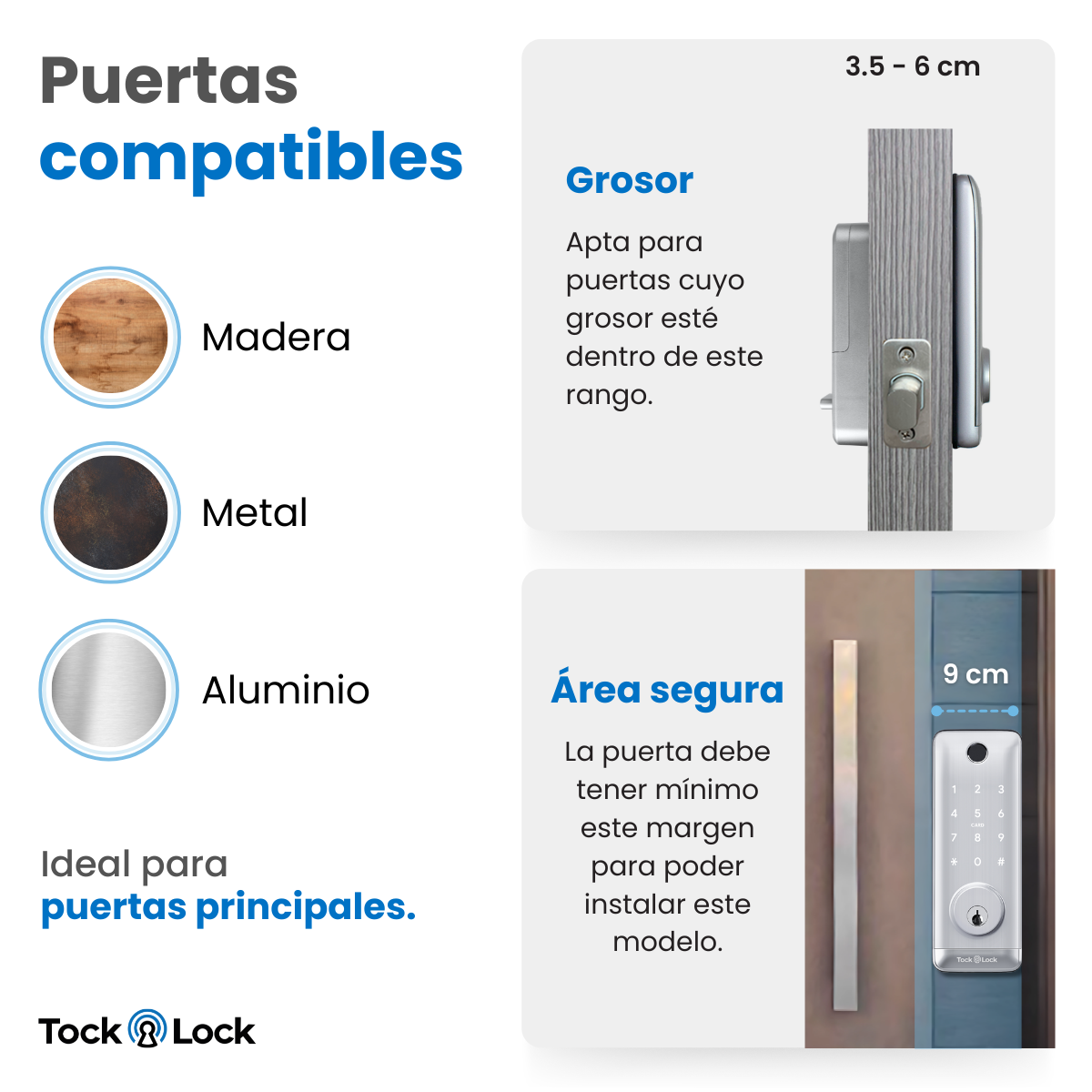 Cerradura Inteligente TOCK250X-TL