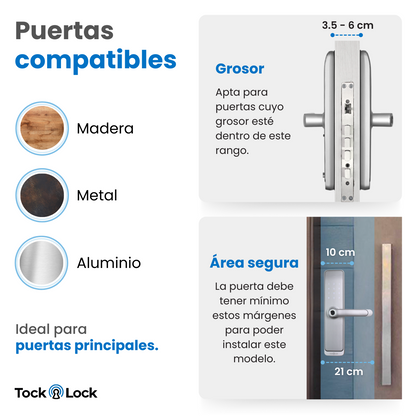 Cerradura Inteligente TOCK100 PLUS-TL