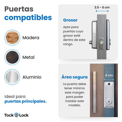 Cerradura Inteligente TOCK250X-TS