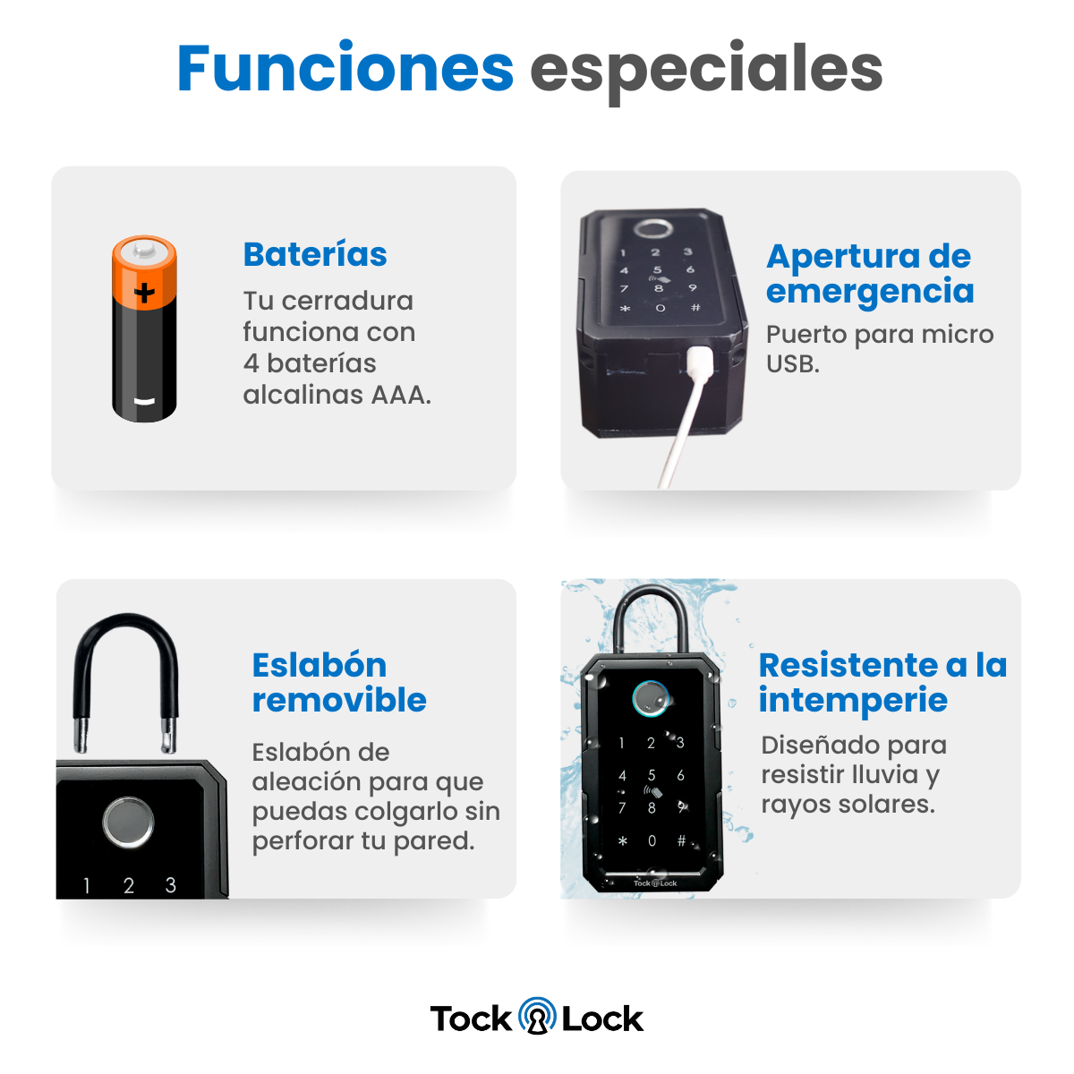 Caja fuerte mini – Tock Lock MX