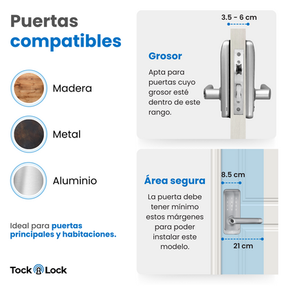 Cerradura Inteligente TOCK100-TS