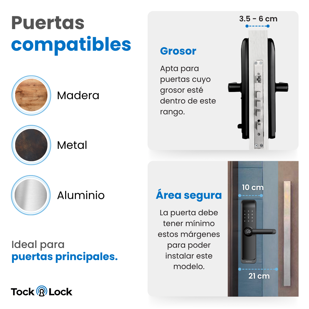 Cerradura Inteligente TOCK100 PLUS-TL