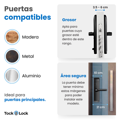 Cerradura Inteligente TOCK100 PLUS-TL