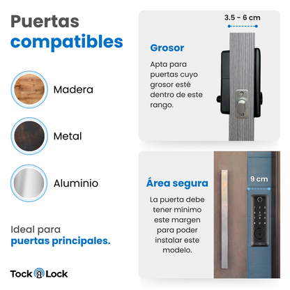 Cerradura Inteligente TOCK250X-TL