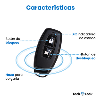 Mando Inalámbrico BT para Cerradura Tock Lock APP