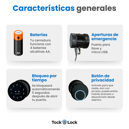 Cerradura Inteligente TLX03-TL