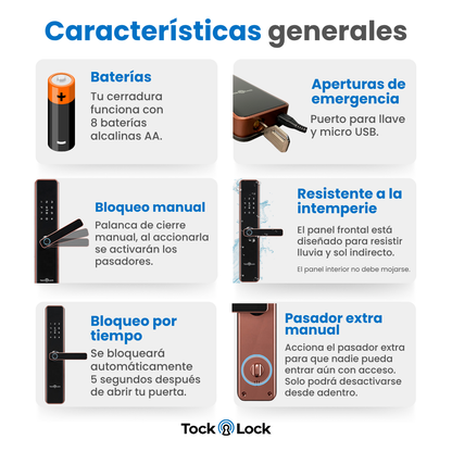 Cerradura Inteligente TLX02 PLUS-TL