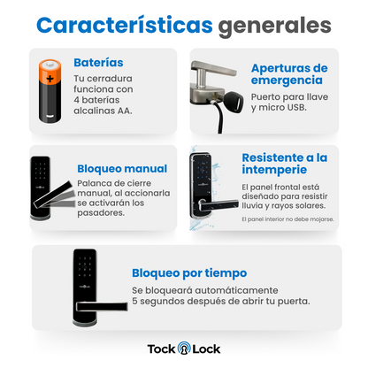 Cerradura Inteligente TLX01-TL