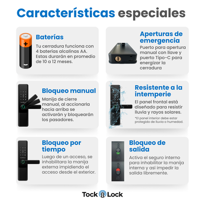 Cerradura Inteligente TLX20-TL