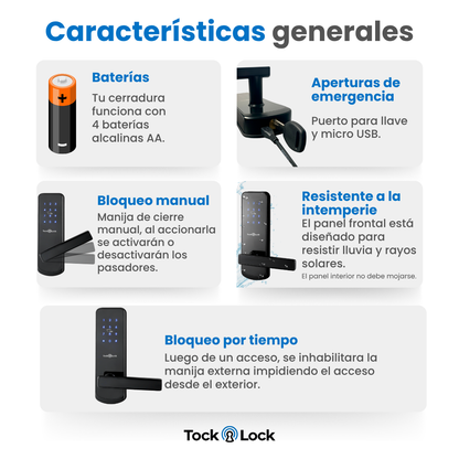 Cerradura Inteligente TLX01-TL