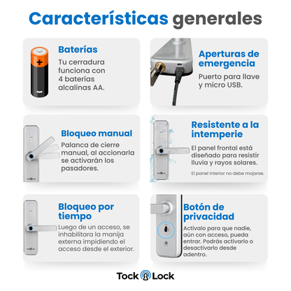 Cerradura Inteligente TLX02-TL