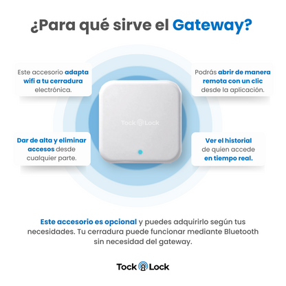 Gateway para Cerraduras Tock Lock - Conexión Ethernet