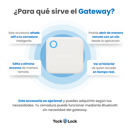 Gateway WIFI 5G Para Cerraduras Tock Lock APP