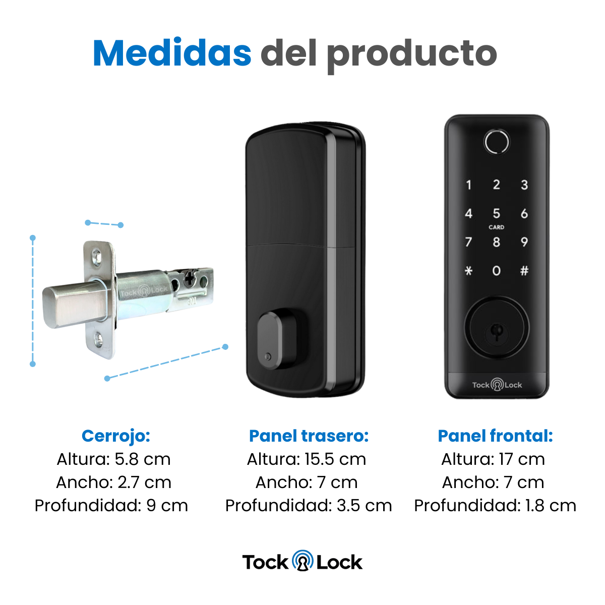 Cerradura Inteligente TOCK250X-TS