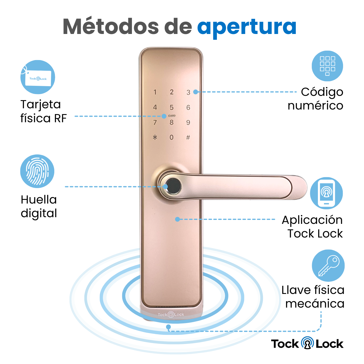 Cerradura Inteligente TOCK100 PLUS-TL