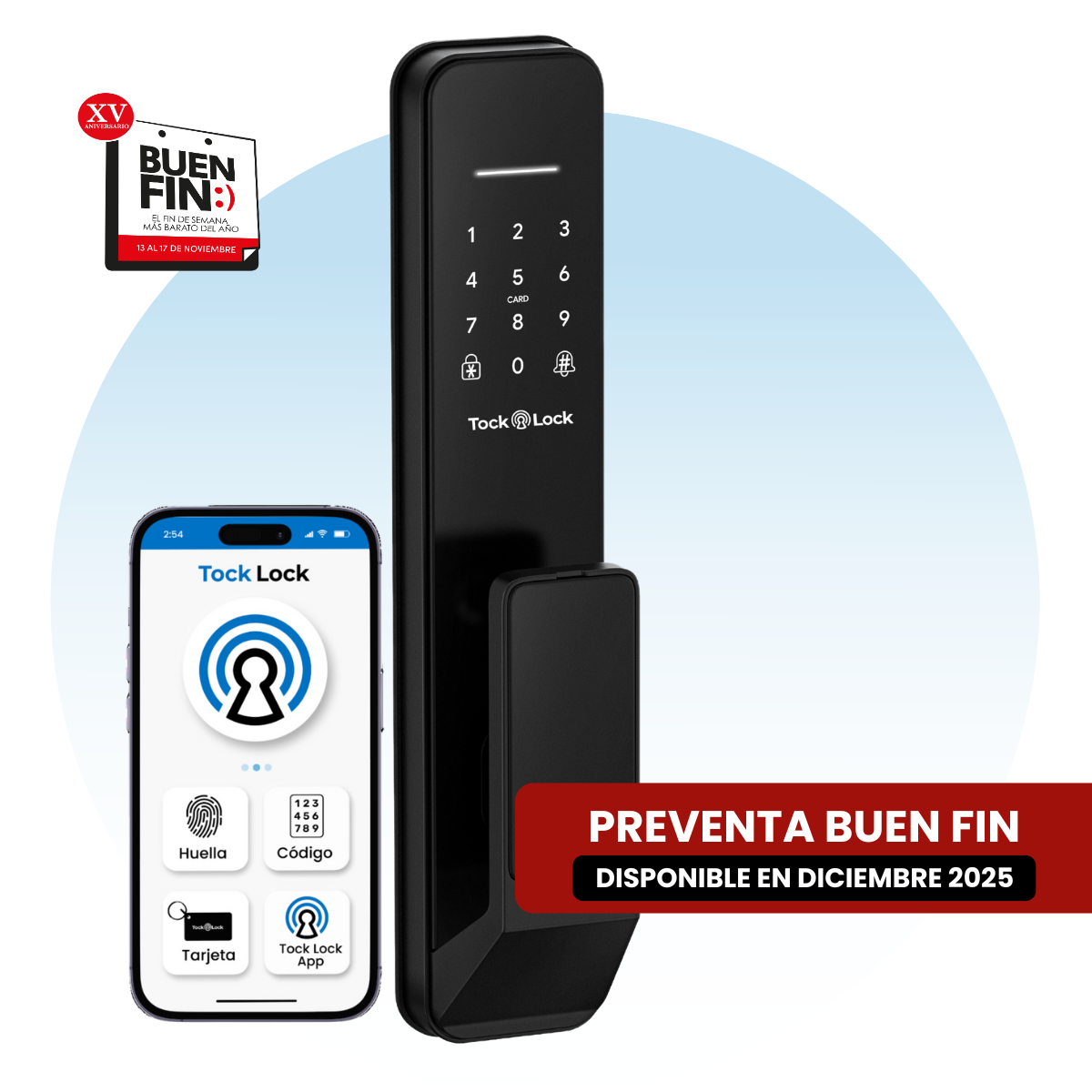 PREVENTA DICIEMBRE 2025 | Cerradura Inteligente XS-TL