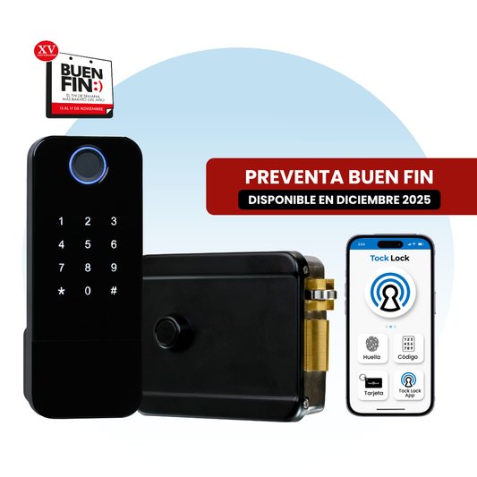 PREVENTA DICIEMBRE 2025 | Cerradura Inteligente TOCK XT-TL