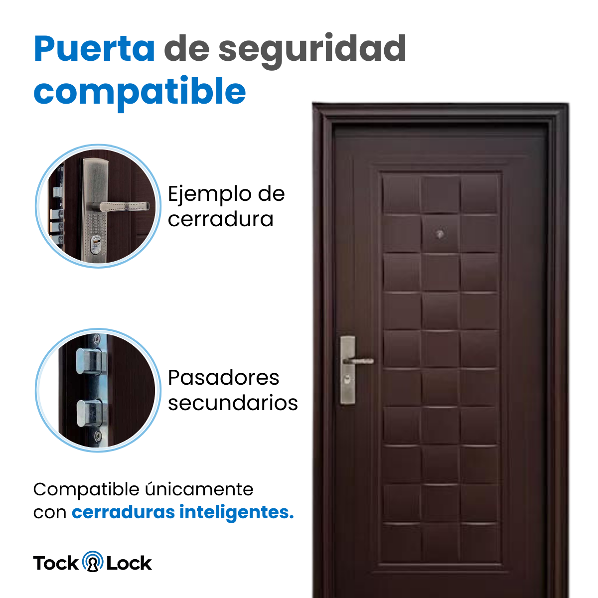 Kit De Cerradura Para Puerta de Seguridad