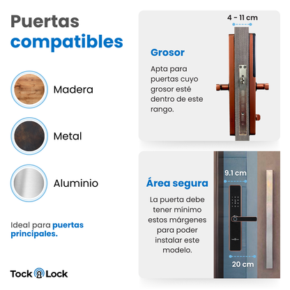 Cerradura Inteligente TLX02 PLUS-TL