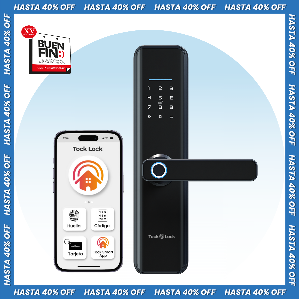 Cerradura Inteligente TLX02-TS