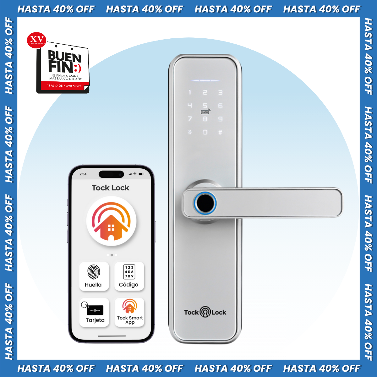 Cerradura Inteligente TLX02-TS