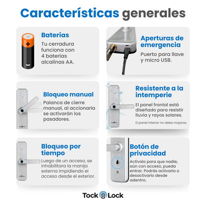 Cerradura Inteligente TLX02-TL