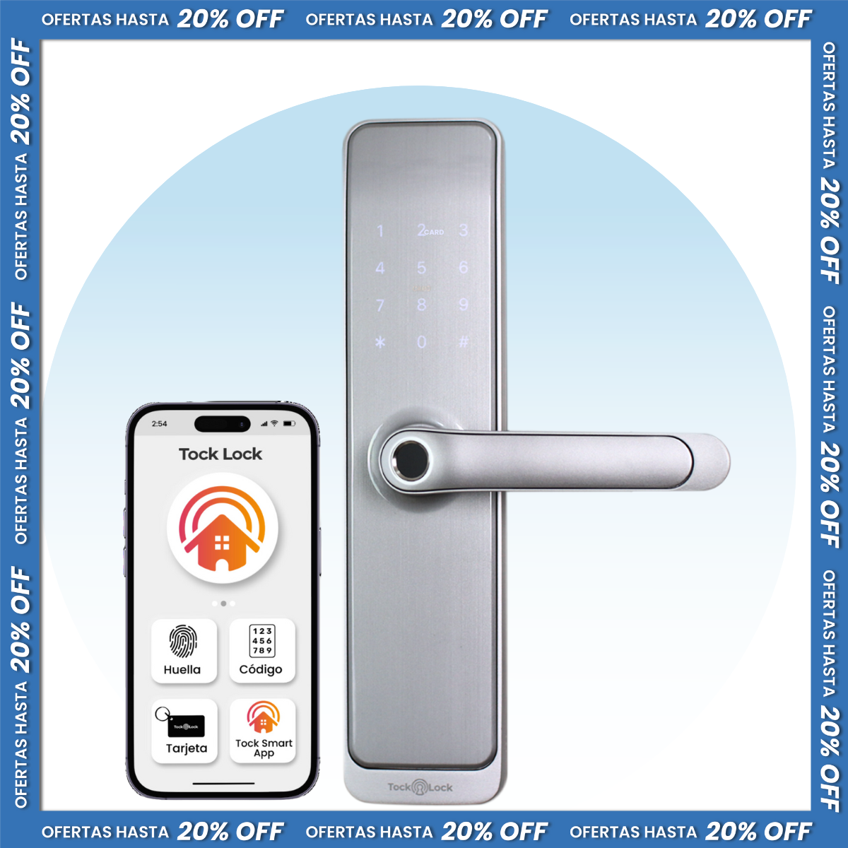 Cerradura Inteligente TOCK100 PLUS-TS