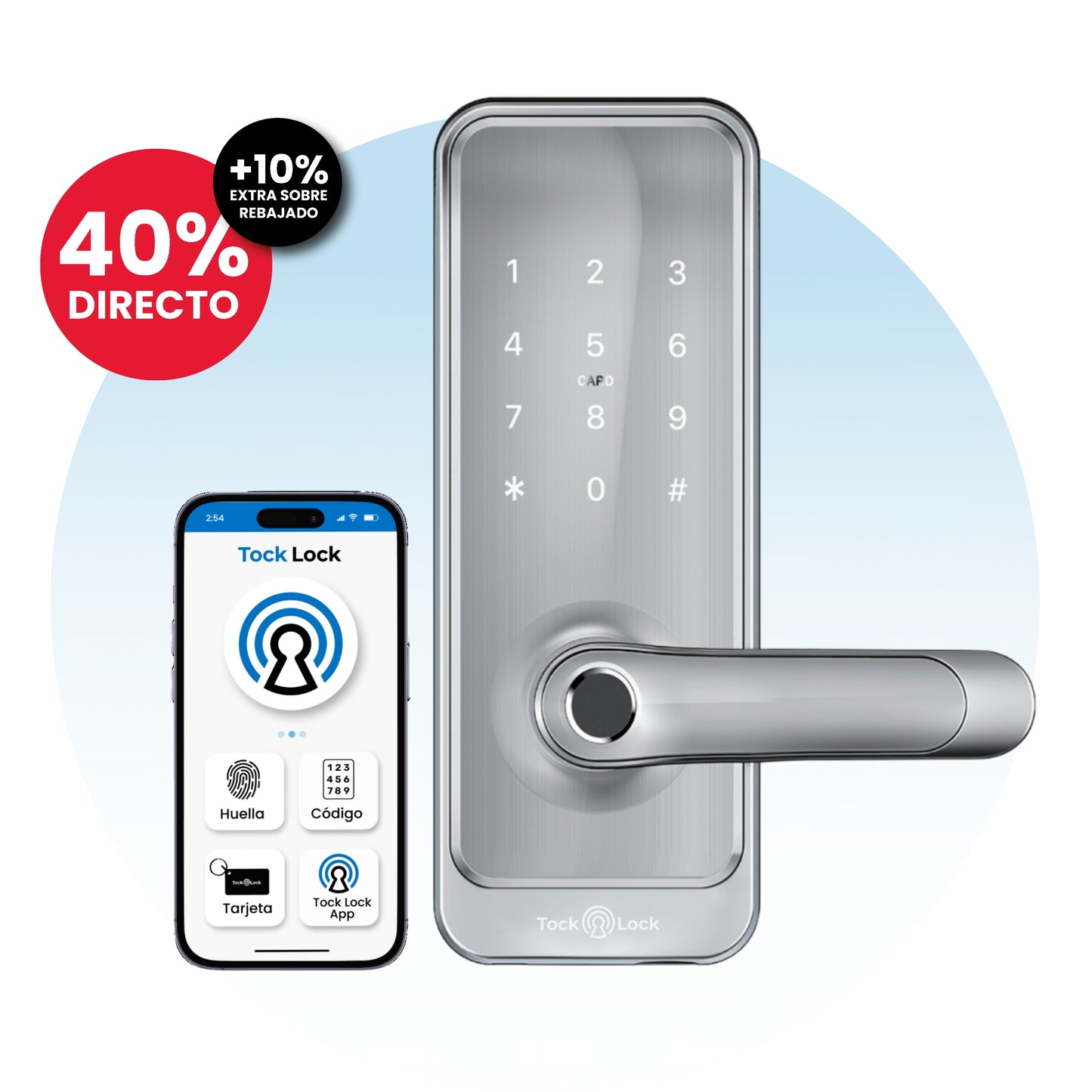 Cerradura Inteligente TOCK100-TL