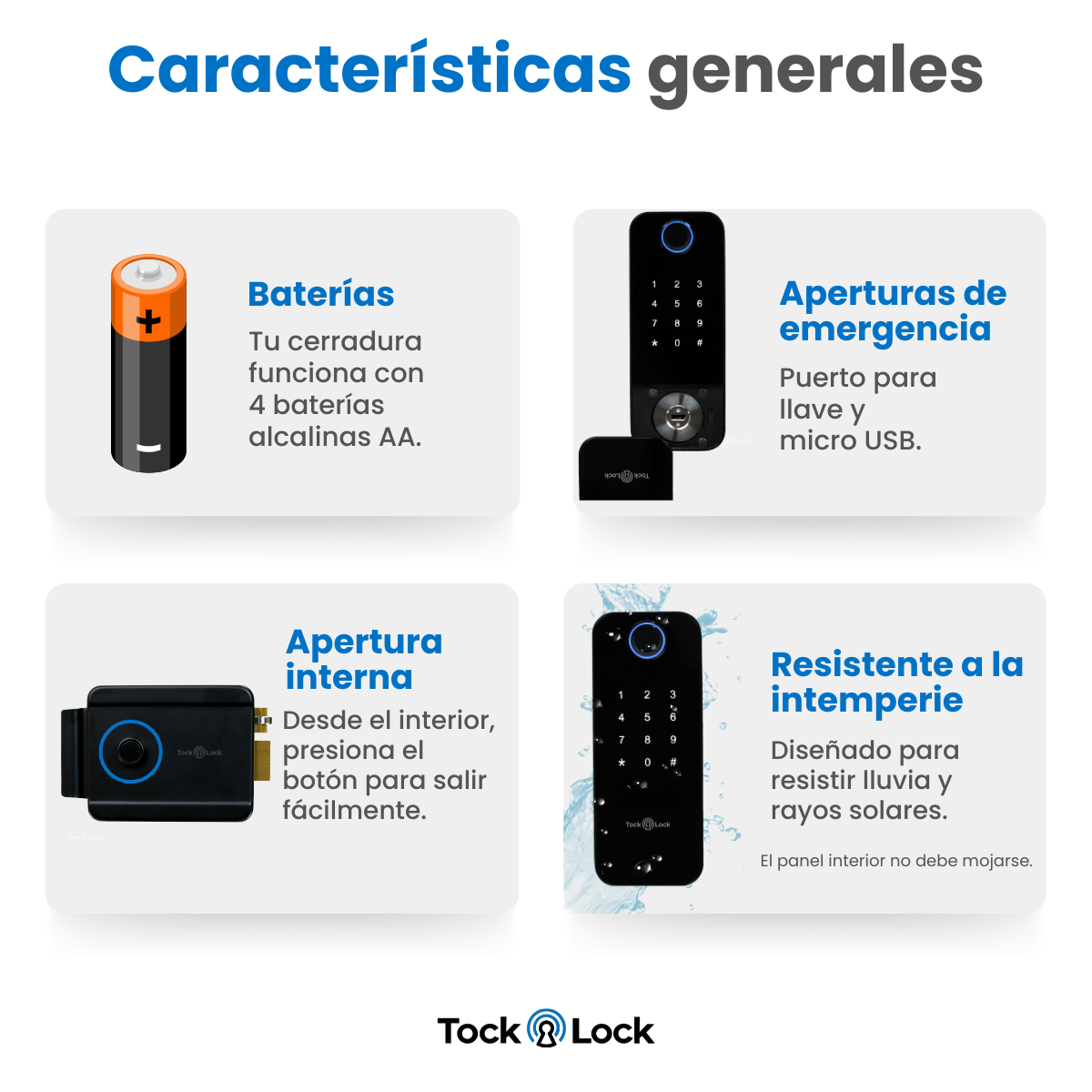 Cerradura Inteligente TOCK XT-TL